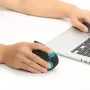 HXSJ T25 Tri-mod Tetikus Permainan Menegak Wayarles RGB 800/1600/2400DPI bluetooth/USB Tetikus Pemain Permainan Berwayar untuk Komputer Riba PC
