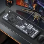UGREEN KU103 108-Keys Wired Mechanical Gaming Keyboard Silence Structure PBT Keycaps Red Switch LED Backlit USB-C Ergonomics E-sports Gaming Keyboards for PC Laptop Computer