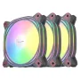 Aigo Z12 Bilgisayar Kasası Fanı Ters Ventoinha PC 120mm RGB Fan Soğutucu PWM CPU Soğutma Fanı 3Pin 5V ARGB 12CM Ventilador