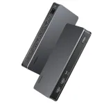 UGREEN CM615 9-in-1 USB-C Docking Station with USB-C3.2 Gen1 / USB-A3.2 Gen1*2 / HD/DP*2 / RJ45 Ethernet / USB-C PD Multiports Splitter Adapter for iPhone HUAWEI XIAOMI PC Laptop