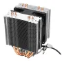 3Pin Four Heat Pipes Colorful Backlit CPU Cooling Fan Cooler Heatsink for Intel AMD