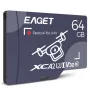EAGET T5 TF Card for UAV 64G/128G Micro SD TF Card U3 V30 Class10 160MB/s High Speed 4K UHD for Vlogging Video Recording