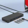 Blueendless 13-in-1 Type-Cドッキングステーション、USB3.0、USB3.1*2、PD3.0、Type-C3.1、DP1.4、HD2.0*2、ギガビットポート、3.5mmオーディオ、SD/TF3.0、マルチポート、USBアダプタハブ
