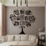 Bingkai Foto Pohon Keluarga 3D Kolase Stiker Dinding Seni Dekorasi Rumah