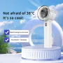 100 Adjustable Speed Silent High-Speed Handheld Outdoor Fan Rechargeable Mini Portable Turbine USB Fan