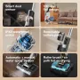 JIMMY HW9 Pro Max 2 In 1 460W Cordless Vacuum Cleaner Smart LED Screen Self-Cleaning Handheld Floor Scrubber