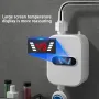 Pemanas Air Mini Portabel 3000W/3500W 110V/220V Pemanas Listrik Instan Tahan Air IPX4 Suhu Dapat Disesuaikan untuk Mandi Colokan EU/UK/US