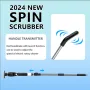 7-in-1 Electric Cleaning Brush Long Pole With Telescopic Handle Kitchen Bathroom Household Multifunctional Lazy Sweeping Brush