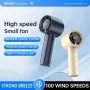 Tevorex Compact Rechargeable Cooling Fan with Type-C Fast Charging Five Adjustable Speeds LED Functional Display Lightweight Design