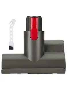 Mini Elektrik Turbo Brush forDyson V7 V8 V10 V11 pou Mattress Sofa Prezidan ak Rigid Bristle High-Dansite Fib efikas Vacuuming