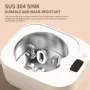 Household Ultrasonic Cleaning Machine Portable Braces Cleaning Machine Cleaning Machine Watch Jewelry Multi-Function Cleaning Instrument