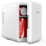 [US Direct] ECOWELL WRE100 Mini Fridge for Bedroom 4L/6 Can Skincare Fridge AC/DC Portable Compact Small Refrigerator for Office Dorm Car Desk for Skin Care Makeup Cosmetic