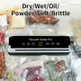 120W Vacuum Sealer Machine for Kitchen 30cm Sealing Built-in Cutter & Removable Drip Tray EU Plug Compact & Efficient