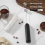 Electric Handheld Milk Frother Electric Stirring Whisk Egg Beater Compact & Easy-Clean 10000~14000 RPM Perfect for Cappuccinos & Lattes