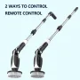 7-in-1 Electric Cleaning Brush Long Pole With Telescopic Handle Kitchen Bathroom Household Multifunctional Lazy Sweeping Brush
