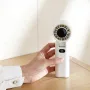 Handheld Fan Mini Fan with Digital Display 180° Folding Multi-Angle Air Supply USB Fan 3600mAh High Speed Fan