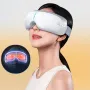 KONKA Foldable Eye Massager with Graphene Heating 3/5 Adjustable Modes 42°C Warm Compress USB Rechargeable for Eye Strain Relief