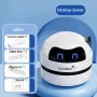 Mini Electric Desktop Vacuum Cleaner Portable Small USB Rechargeable 500mAh Battery Powered Desktop Cleaner Absorb Paper Scraps Eraser Scraps Dust Hair
