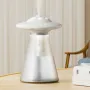 800ML Smart USB Charging UFO Humidifier Cordless Portable Air Humidifier Essential Oil Diffuser Rechargeable Perfume Aroma Mist Spayer for Car Home Plants