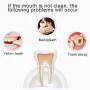 BORUI IPX7 3 Mode Battery Operated Electric Toothbrush with 3 Brush Heads Oral Hygiene Health Products