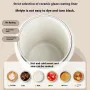 Bear Portable Blender Cup 300ml Hot & Cold Insulated Smoothie Juicer Cup 10-Blade Ice Crushing USB Rechargeable for Travel & Home