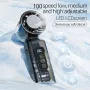 Tevorex Portable USB Rechargeable Handheld Fan with LED Light Refrigeration Foldable 100 Gear High-speed Desktop Outdoor Turbo Fan