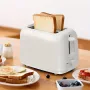 2-Slice Bread Toaster Stainless Steel Toaster Removable Smart Kitchen Toaster 2 Slice Wide Slot Vintage Toaster Removable Crumb Tray