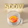 Littlelofa 1.6L Electric Cooker Household Mini Hot Pot 500W Cooking Pot For 1-2 People Home Kitchen Dormitory