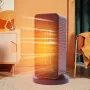PTC Fast Heating Electric Heater Winter Desktop Heater Home 3-Speed Hot Air Blower 1200w Small Sun Heater Smart Temperature Regulation for Home Office