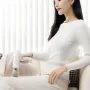 Lenovo Portable Lightweight N2 Fascia Gun 3200 RPM Massage Device with 6 Attachments and 5 Adjustable Speeds, 1800mAh Battery for Muscle Relaxation