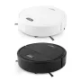 3-in-1 Sweeping Vacuum Mopping Rechargeable Smart Cleaning Robot 1200Pa Power Suction Large Capacity Dust Collection Box for Various Floors Black/White