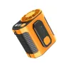 Outdoor Camping Fan Hanging Waist Fan 5000mAh Portable Waist Fan with Power LED Lighting For Camping, Hiking, And Running