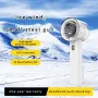 100 Adjustable Speed Silent High-Speed Handheld Outdoor Fan Rechargeable Mini Portable Turbine USB Fan