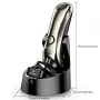 [US Direct] MOOSOO S8 Shaver All-round Floating Head Shaver Waterproof Rechargeable Men's Electric Shaver Hair Clipper for Wet/Dry Use