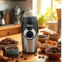 DSP 200W Household Small Coffee Grinder 304 Stainless Steel Blade Electric Bean Grinder Fully Automatic Spice Grinder