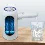 MEMEMAX Foldable Dual-Pump Water Dispenser Portable Rechargeable 300ML/1000ML Auto Stop Water Output Compatibility with Multiple Container Types