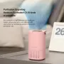 Portable Air Purifier LED Digital Display Wireless Odor Removal Negative Ion Generator for Car and Home