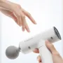 Lenovo Portable Lightweight N2 Fascia Gun 3200 RPM Massage Device with 6 Attachments and 5 Adjustable Speeds, 1800mAh Battery for Muscle Relaxation