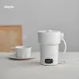 olayks Portable Folding Electric Kettle 0.6L Home Portable Travel Electric Kettle Insulation Kettle