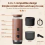 3-in-1 Portable Coffee Machine Portable Italian Espresso Capsule Coffee Machine Cordless Heating Mini Coffee Machine