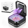 Portable Ultrasonic UV Cleaning Machine Mini Ultrasonic Braces Cleaning Machine UV Invisible Denture Cleaner 42,000Hz Deep Cleaning