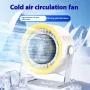 Portable Turbo Fan with Digital Display 100-Speed Mini Air Circulator for Wall Mount & Desktop Use, Quiet and Powerful