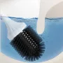 Tevorex Wireless Electric Silicone Head Toilet Brush Long Handle 360° rotation Cleaning Brush Household Bathroom USB Rechargeable White Cleaning Tools