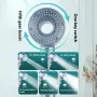 Household 5 Speed Adjustable Super Pressurized Shower Head Bathroom Water Heater Turbine Large Water Outlet Filter Shower Head