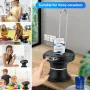 Portable Electric Water Bottle Dispenser Rechargeable Pump with Tray Ideal for Outdoor Kitchen and Workshop