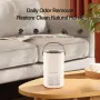 Portable Air Purifier LED Digital Display Wireless Odor Removal Negative Ion Generator for Car and Home