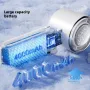 Portable USB Mini Fan 100-Speed Handheld Foldable Cooling Fan with 120° Angle Adjustment for Travel & Outdoor Use