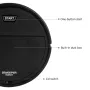 3-in-1 Sweeping Vacuum Mopping Rechargeable Smart Cleaning Robot 1200Pa Power Suction Large Capacity Dust Collection Box for Various Floors Black/White