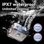 KONKA KTXD-7001S Portable Mini Shaver Men Electric Shaver Beard IPX7 Waterproof Rechargeable Magnetic Head Shaver Travel