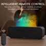 250ML Colorful Flame Aromatherapy Diffuser Dynamic Fire Flame Cool Mist Humidifier with 7 Colors Light Remote Control Timer and Auto Off Function for Home Office